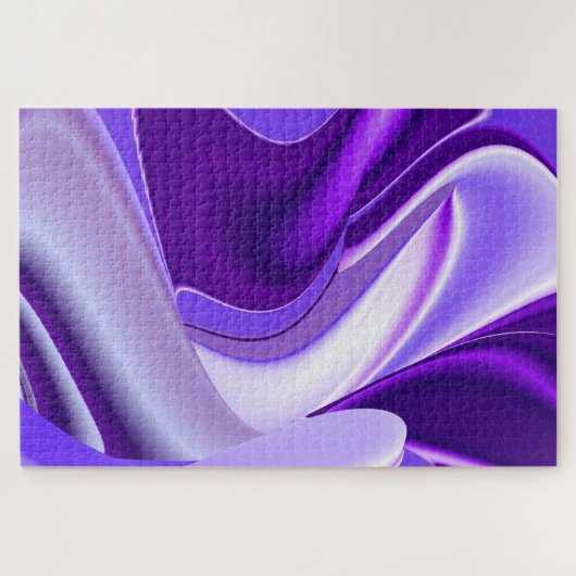 Puzzle Rêves arc-en-ciel à fleurs violettes (Horizontal)