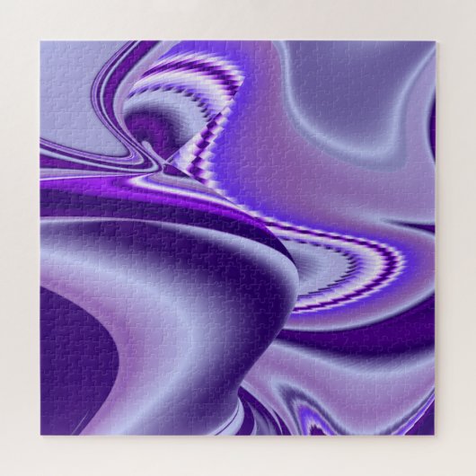 Puzzle Rêves arc-en-ciel à fleurs violettes (Horizontal)