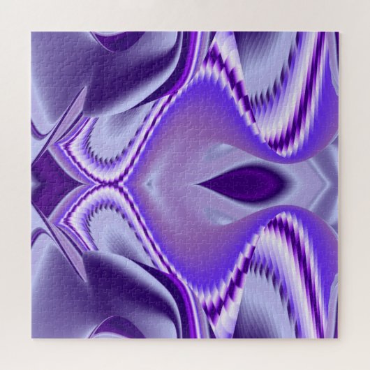 Puzzle Rêves arc-en-ciel à fleurs violettes (Horizontal)