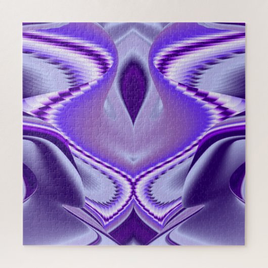 Puzzle Rêves arc-en-ciel à fleurs violettes (Vertical)