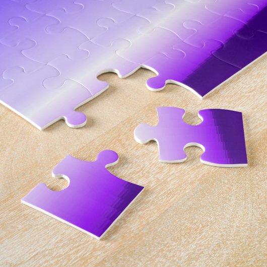 Puzzle Rêves arc-en-ciel à fleurs violettes (Côté)