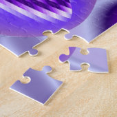 Puzzle Rêves arc-en-ciel à fleurs violettes (Côté)