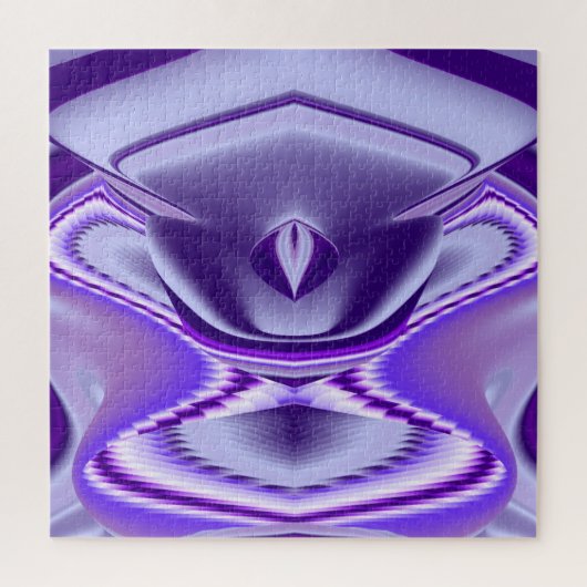 Puzzle Rêves arc-en-ciel à fleurs violettes (Vertical)