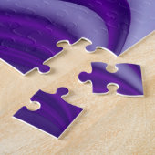 Puzzle Rêves arc-en-ciel à fleurs violettes (Côté)