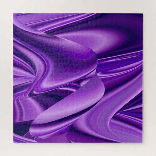 Puzzle Rêves arc-en-ciel à fleurs violettes (Horizontal)