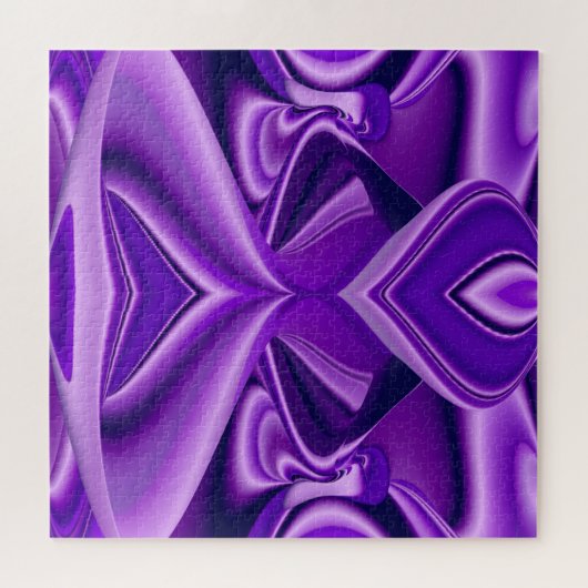 Puzzle Rêves arc-en-ciel à fleurs violettes (Horizontal)