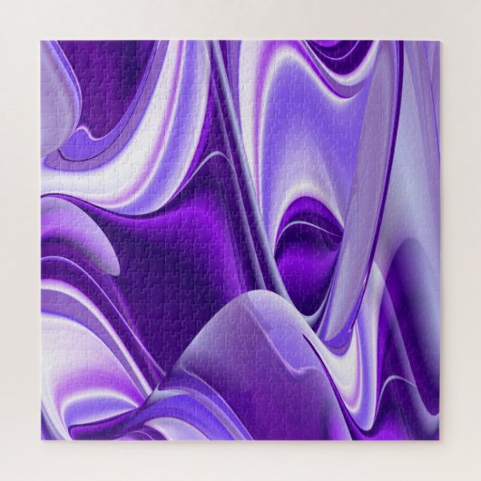 Puzzle Rêves arc-en-ciel à fleurs violettes (Vertical)