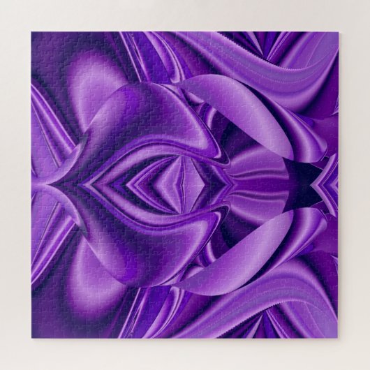 Puzzle Rêves arc-en-ciel à fleurs violettes (Horizontal)