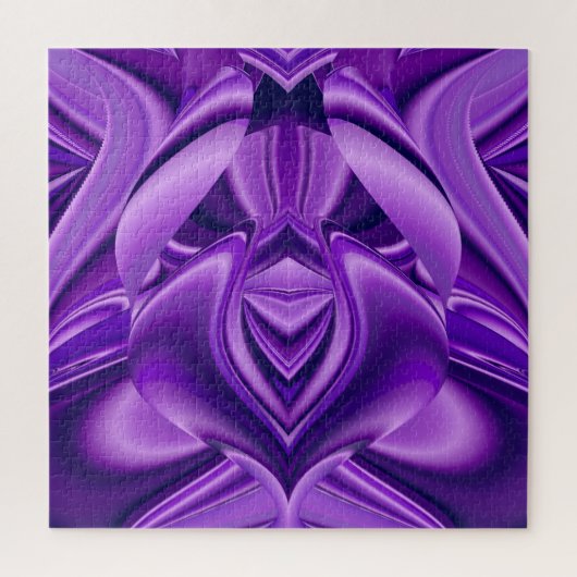 Puzzle Rêves arc-en-ciel à fleurs violettes (Vertical)