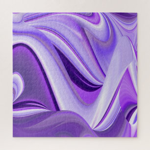 Puzzle Rêves arc-en-ciel à fleurs violettes