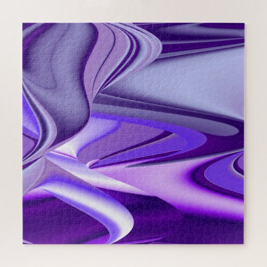 Puzzle Rêves arc-en-ciel à fleurs violettes (Horizontal)