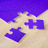 Puzzle Rêves arc-en-ciel à fleurs violettes, deux étoiles (Côté)
