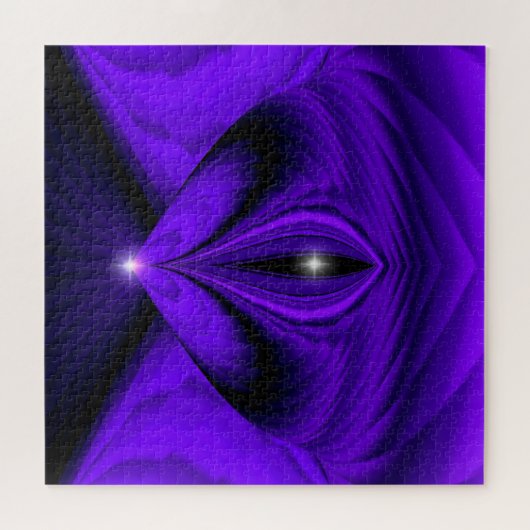 Puzzle Rêves arc-en-ciel à fleurs violettes, deux étoiles (Horizontal)