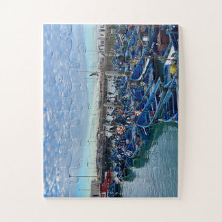 Puzzle Rêves Bleus Emmêlés – Bateaux de Pêche d'Essaouira