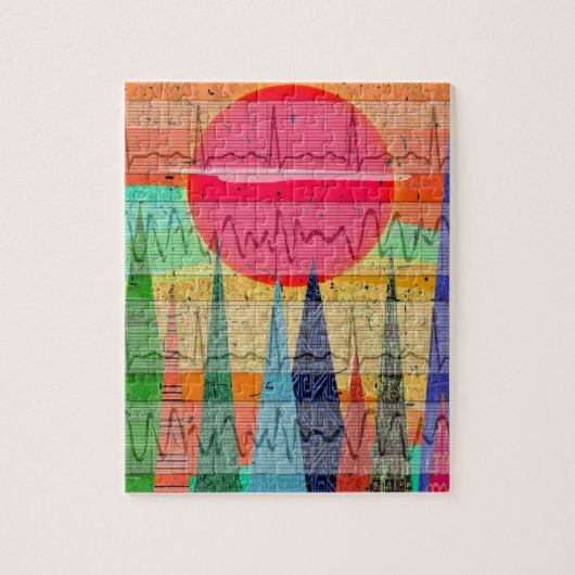 Puzzle Rêves cardiaques Médicale de forêt de rythme (Vertical)