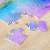 Puzzle [Rêves d'aquarelle] Papillon en mosaïque couleur p (Côté)