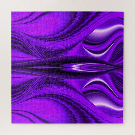 Puzzle Rêves d'arc-en-ciel à fleurs violettes, Ange ailes (Horizontal)