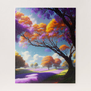 Puzzle Rêves De Lavande Sous Jacaranda Skies,