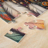 Puzzle Rêveur de loup boho (Côté)