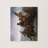 Puzzle Révolution du fleuve Delaware George Washington (Vertical)