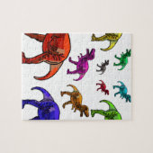 Puzzle Rex coloré (Horizontal)