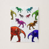 Puzzle Rex coloré (Vertical)