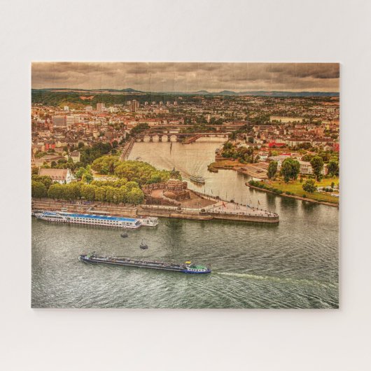 Puzzle Rhin, Allemagne Belle vue (Horizontal)