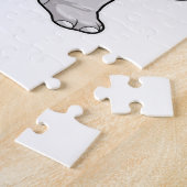 Puzzle Rhino à Boxing avec gants de boxe (Côté)