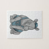 Puzzle Rhino as Craftsman et Wrench (Horizontal)