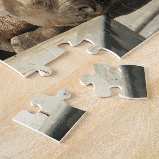 Puzzle Rhino couché (Côté)