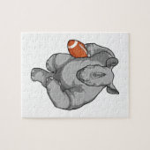 Puzzle Rhino de football (Horizontal)
