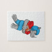 Puzzle Rhino de football (Horizontal)