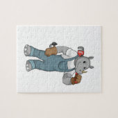 Puzzle Rhino en Handyman avec Pince à pompe à eau (Horizontal)