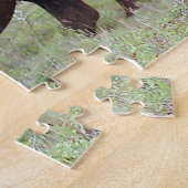 Puzzle Rhino noir avec Calf (Côté)