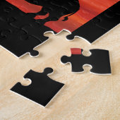 Puzzle Rhinoceros au coucher du soleil du Serengeti (Côté)