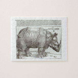 Puzzle Rhinocéros, copie donnée à Maximilian I (1459-1