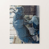 Puzzle Rhinoceros devant le musée d'Orsay - Paris (Vertical)