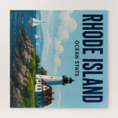 Puzzle Rhode Island Capitole Harbour Ocean State (Horizontal)