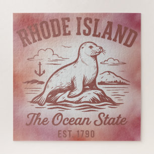 Puzzle Rhode Island l'État de l'Île