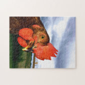 Puzzle Rhode Island Red Rooster (Horizontal)
