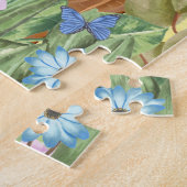 Puzzle Rhodesian Rdgeback Chien avec Fleurs Printemps (Côté)