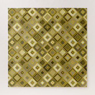 Puzzle Rhombus géométrique vintage, motif transparent.
