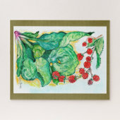 Puzzle Rhubarb et framboises (Horizontal)