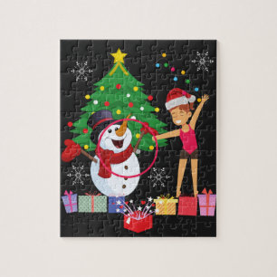Puzzle Rhythmic Gymnastics Christmas Celebration