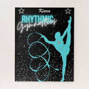 Puzzle Rhythmic Gymnastics Ribbon and Stars Jigsaw Puzz
