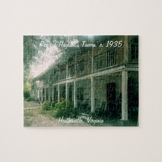 Puzzle Rice's / Hughlett's Tavern, c. 1935, (Horizontal)