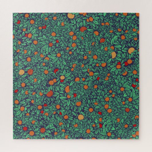 Puzzle Rich Orchard : Vintage Tree Motif. (Vertical)