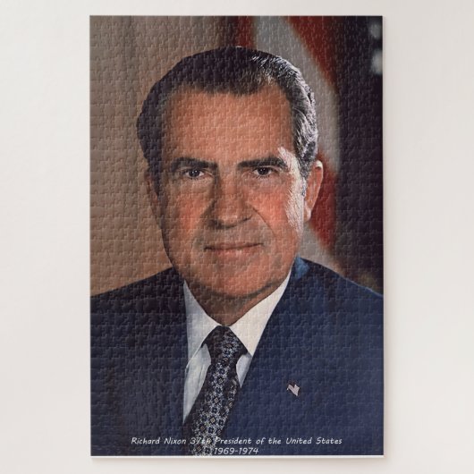 Puzzle Richard Nixon 37e Président des États-Unis (Vertical)