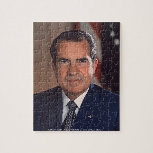 Puzzle Richard Nixon 37e Président des États-Unis (Vertical)