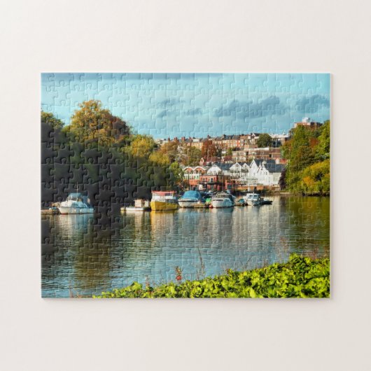 Puzzle Richmond Thames et bateaux (Horizontal)